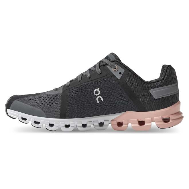 On Cloudflow 3 - Womens Running Shoes - Rock/Rose | Sportitude