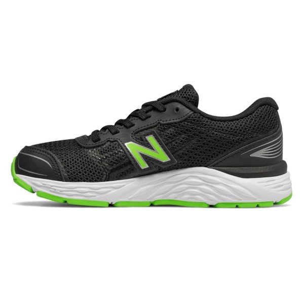 New Balance 680v5 - Kids Running Shoes - Black/Green