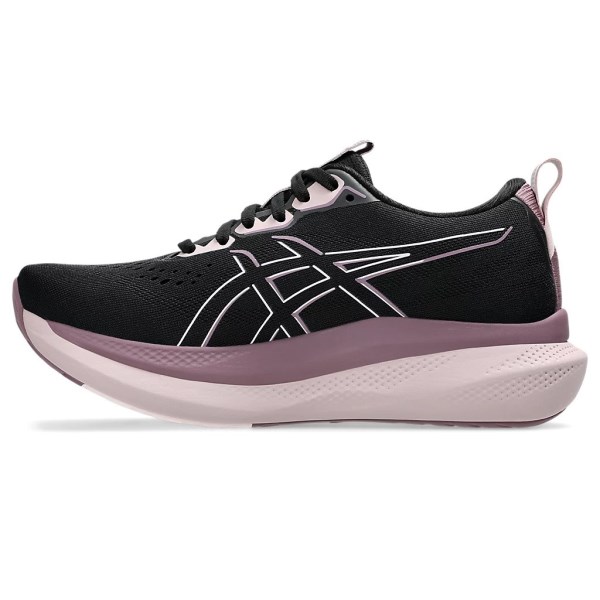 Asics GlideRide Max - Womens Running Shoes - Black/Pale Pink