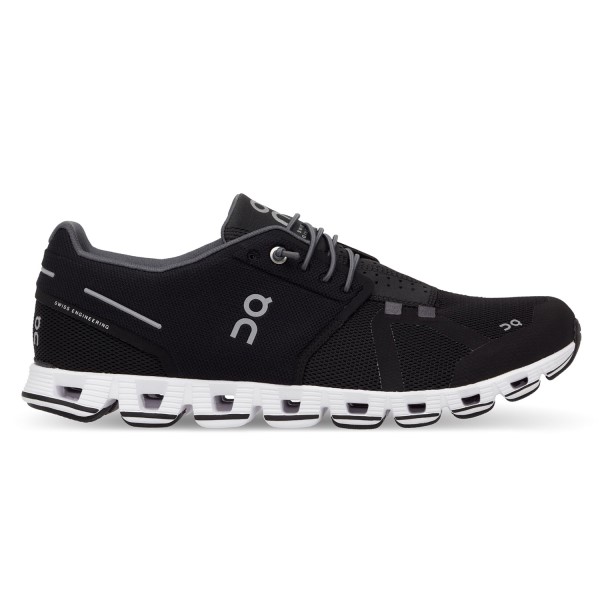 On Cloud - Mens Running Shoes - Black/White