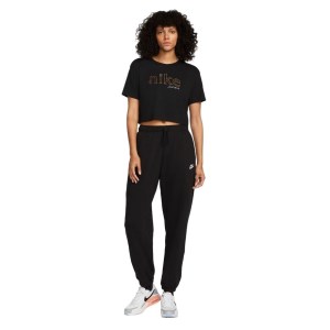 Nike Sportswear Womens Cropped T-Shirt - Black