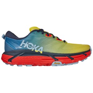 Hoka Mafate Speed 3 - Mens Trail Running Shoes - Provincial Blue/Fiesta