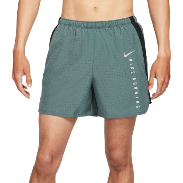 Nike Challenger 5 Inch Brief-Lined Mens Running Shorts - Hasta/Black/Reflective Silver