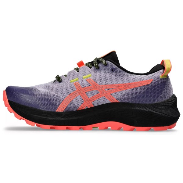 Asics Gel Trabuco 12 - Womens Trail Running Shoes - Faded Ash Rock/Sun Coral