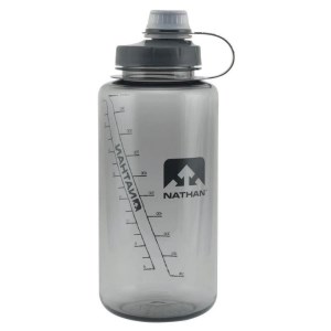 Nathan Big Shot BPA Free Water Bottle - 1L - Grey