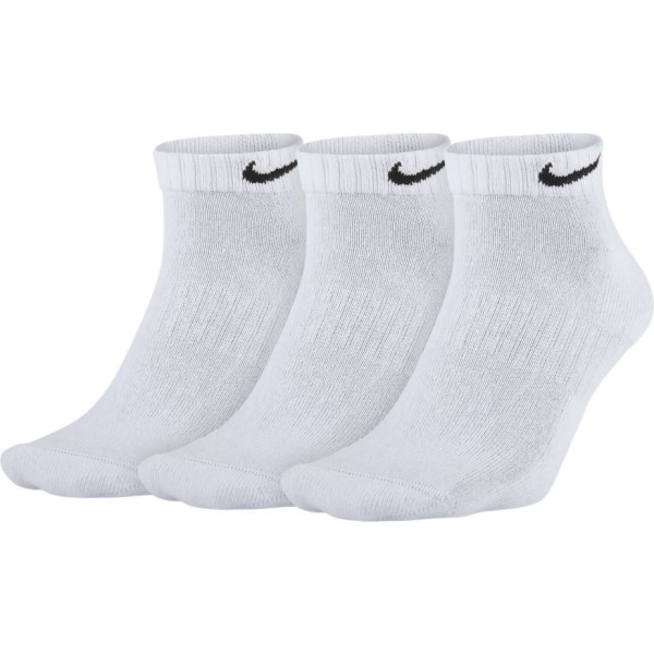 Nike Everyday Cushioned Low Training Socks - 3 Pack - White