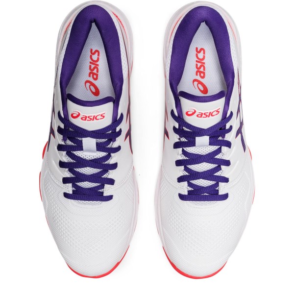Asics Gel Netburner 20 - Womens Netball Shoes - White/Gentry Purple