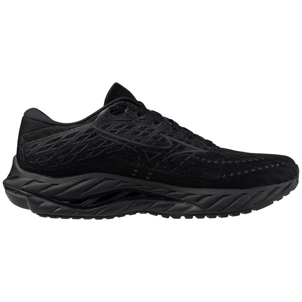 Mizuno Wave Inspire 20 - Mens Running Shoes - Black/Ultimate Grey/Black