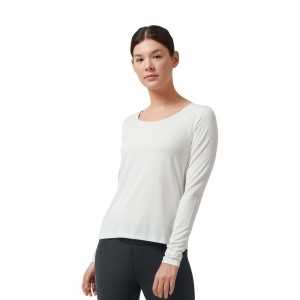 On Running Performance Long-T Womens Running Top - Ice