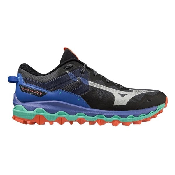Mizuno Wave Mujin 9 - Mens Trail Running Shoes - Iron Gate/Nimbus Cloud/Amparo Blue