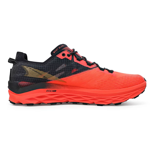 Altra Mont Blanc - Mens Trail Running Shoes - Coral/Black