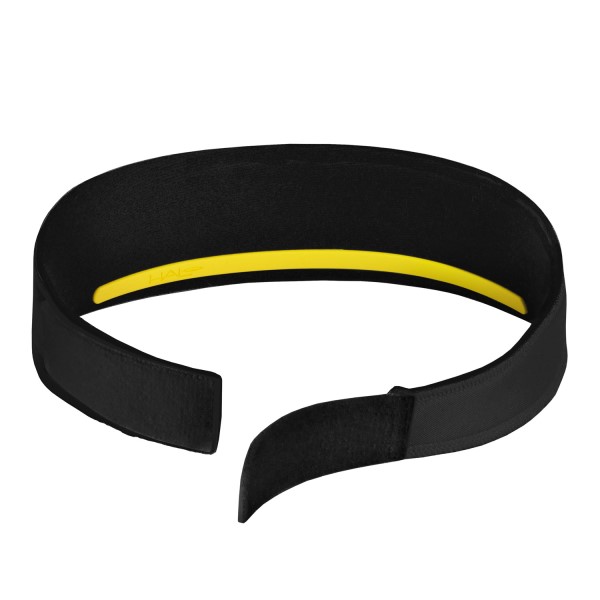 Halo V Velcro SweatBlock Headband - Black
