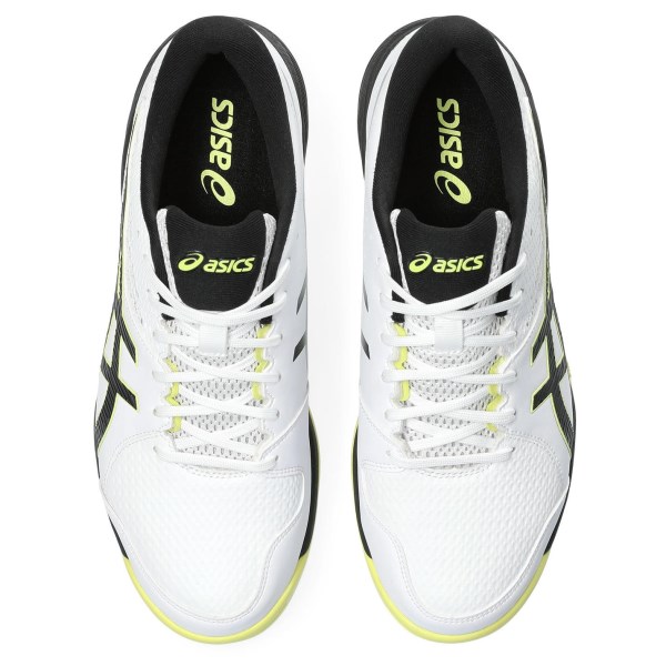 Asics Gel Peake 2 - Mens Cricket Shoes - White/Glow Yellow