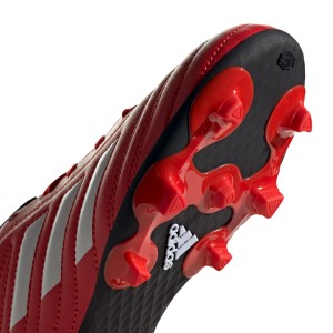 Adidas Copa 20.4 FG - Kids Football Boots - Active Red/Footwear White/Core Black
