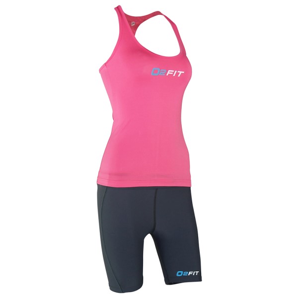o2fit Womens Activewear Running Singlet - Pink