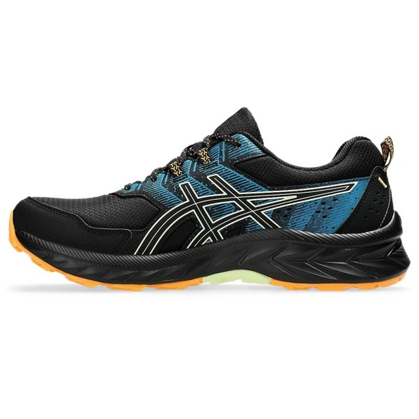 Asics Gel Venture 9 - Mens Trail Running Shoes - Black/Cool Matcha