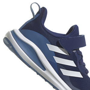 Adidas FortaRun Elastic Lace Top Strap - Kids Running Shoes - Victory Blue/White/Focus Blue