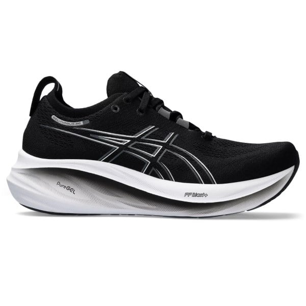 Asics Gel Nimbus 26 - Womens Running Shoes - Black/Graphite Grey ...