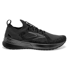 Brooks Levitate StealthFit GTS 5 - Mens Running Shoes - Black/Ebony/Grey