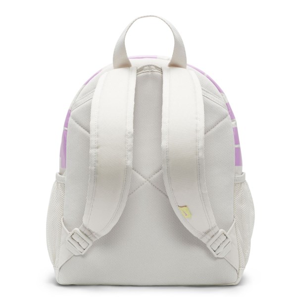 Nike Brasilia JDI Mini Kids Backpack Bag - Light Bone/Fuchsia/Light Lemon Twist