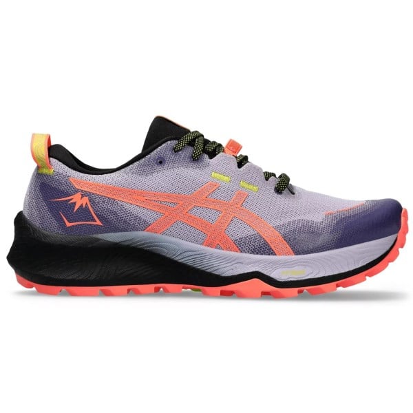 Asics Gel Trabuco 12 - Womens Trail Running Shoes - Faded Ash Rock/Sun Coral