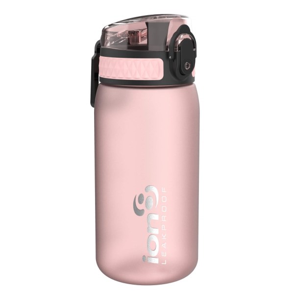 Ion8 Pod BPA Free Water Bottle - 350ml - Rose Quartz