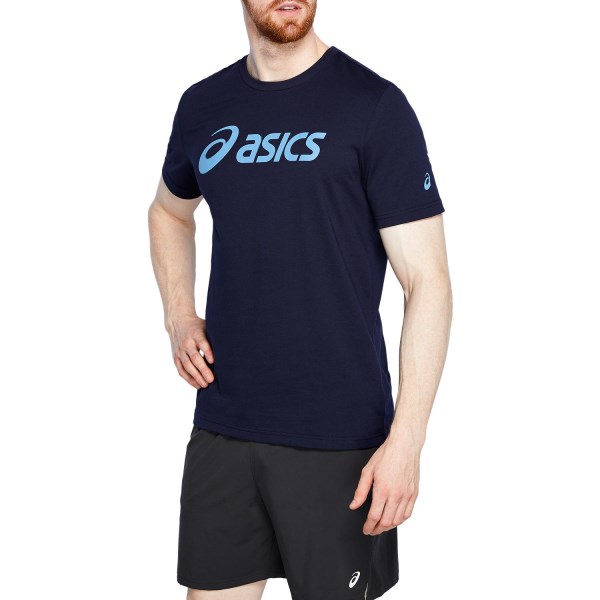 Asics Logo Mens T-Shirt - Peacoat