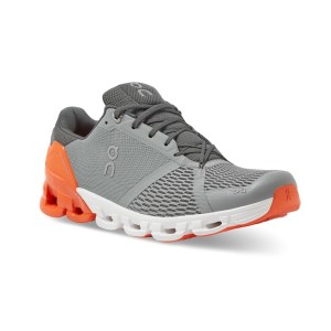On Cloudflyer - Mens Running Shoes - Grey/Orange