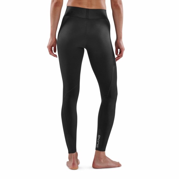 Skins Series-3 Womens Compression Thermal Long Tights - Black