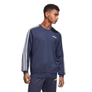Adidas Essentials 3-Stripes Mens Sweatshirt - Legend Ink/White