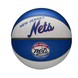 Wilson Brooklyn Nets NBA Team Retro Mini Basketball - Size 3 - Blue/White