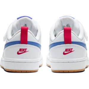 Nike Court Borough Low 2 PSV - Kids Sneakers - White/Pacific Blue/Red