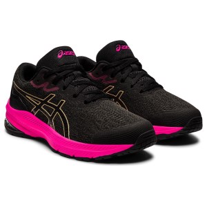 Asics GT-1000 11 GS - Kids Running Shoes - Graphite Grey/Champagne/Pink
