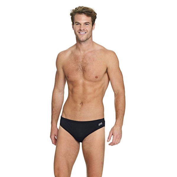 Zoggs Cottesloe Racer Mens Swimming Brief - Black