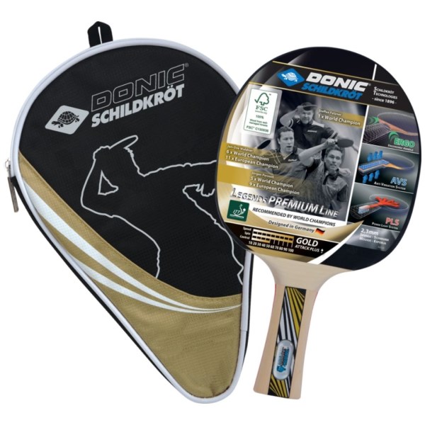 Donic Legends Gold Table Tennis Bat & Cover