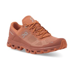 On Cloudventure 2 - Womens Trail Running Shoes - Sandstone/Orange