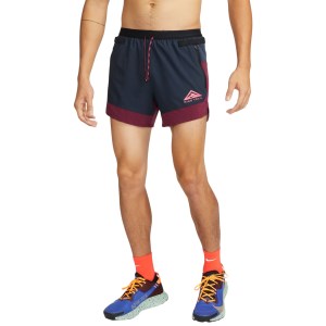 Nike Dri-Fit Flex Stride Mens Trail Running Shorts - Dark Beetroot/Dark Obsidian/Fusion Red