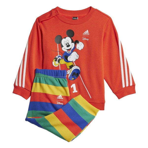 Adidas X Disney Mickey Mouse Infants Jogger Set - Bright Red/White