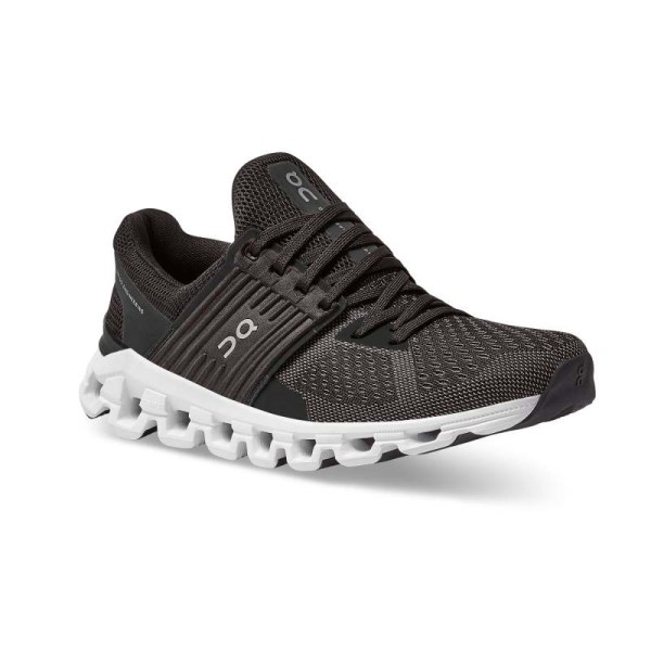On Cloudswift Classic - Womens Running Shoes - Black/Rock