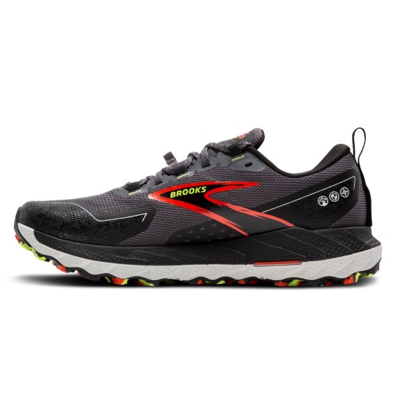 Brooks Cascadia 18 GTX - Mens Trail Running Shoes - Blackened Pearl/Black Tom