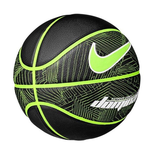Nike Dominate Outdoor Basketball - Size 7 - Black/Volt/White
