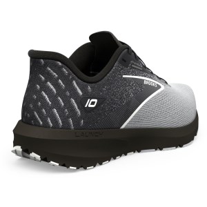 Brooks Launch 10 - Mens Running Shoes - Black/Blackened Pearl/White