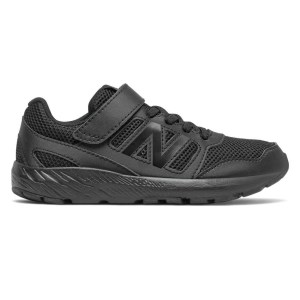 New Balance 570v2 Velcro - Kids Running Shoes - Triple Black