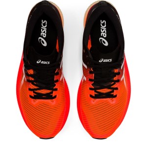 Asics MetaSpeed Edge - Mens Road Racing Shoes - Sunrise Red/White