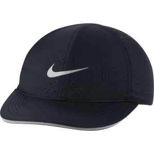 Nike Featherlight Womens Running Cap - Black/Reflective Silver