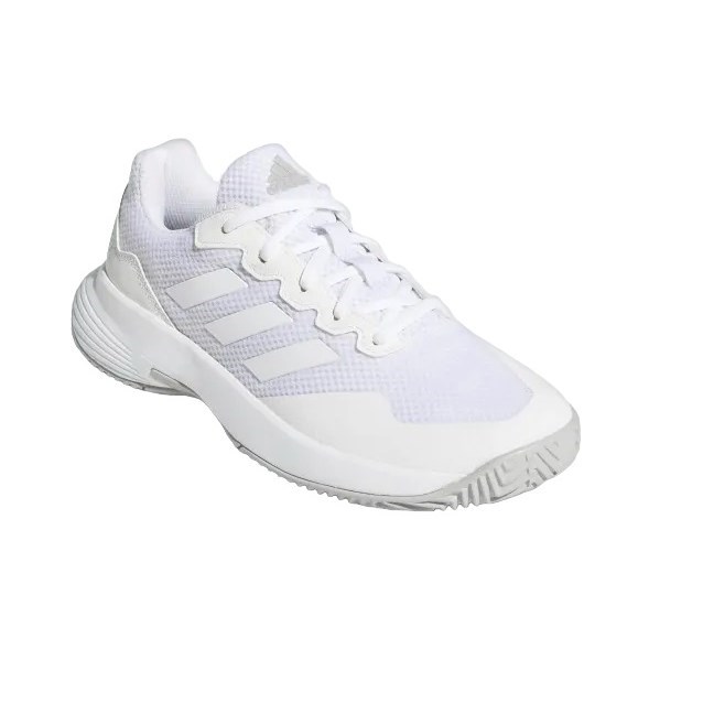 Adidas GameCourt 2.0 - Womens Tennis Shoes - Cloud White/Cloud White ...