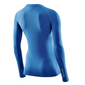 Skins Series-2 Womens Compression Long Sleeve Top - Marine Blue