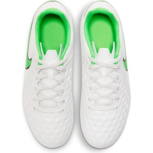 Nike Jr Tiempo Legend 8 Club FG/MG - Kids Football Boots - Platinum Tint/Rage Green