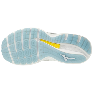 Mizuno Wave Sky Waveknit 3 - Womens Running Shoes - White/Barely Blue/Angel Falls