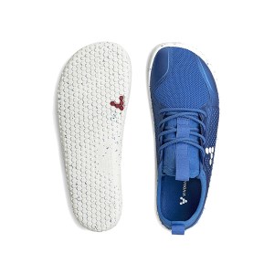 Vivobarefoot Primus Sport - Kids Running Shoes - Vivid Blue